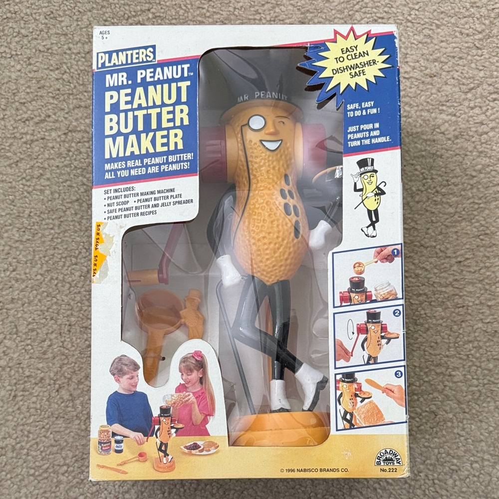 Vintage Mr. Peanut Peanut Butter Maker Toys R Us